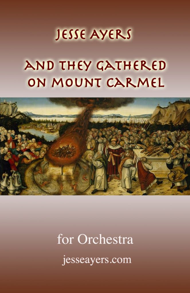 Cover of "Mount Carmel" by Jesse Ayers for surround-sound symphonic band