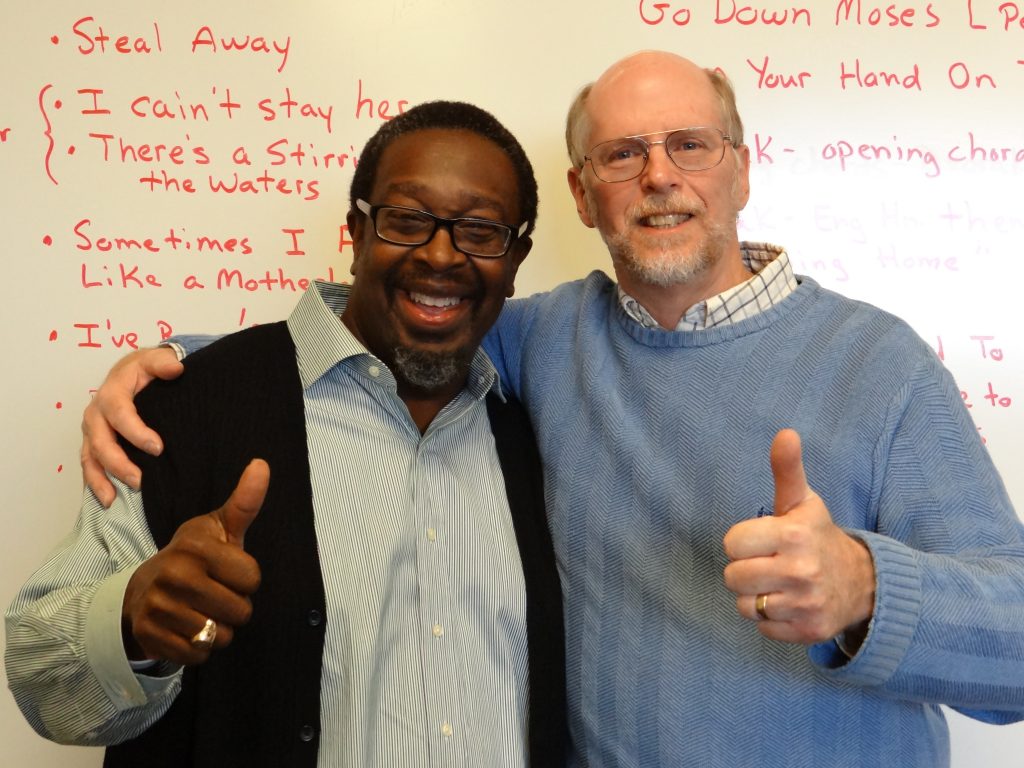 Photo of composers Jesse Ayers and Charles Myricks, Jr.