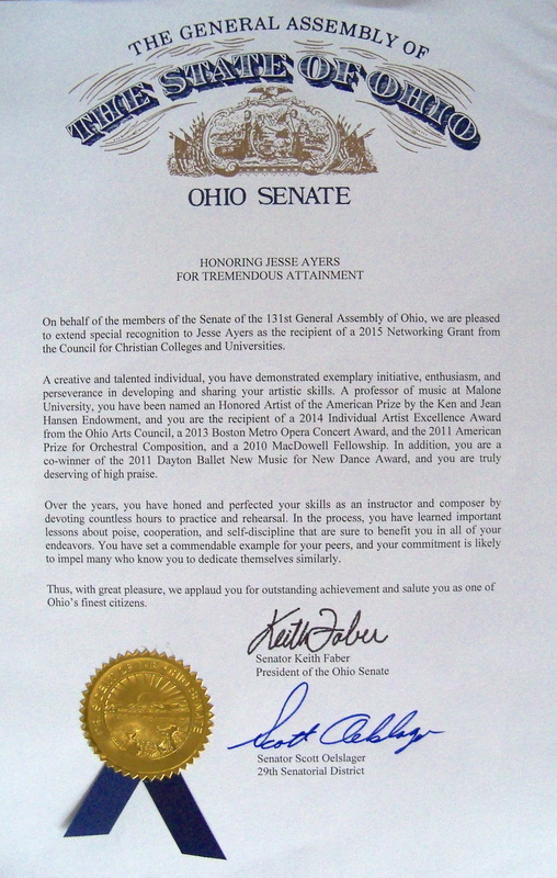 Image of Resolution from Ohio Senate