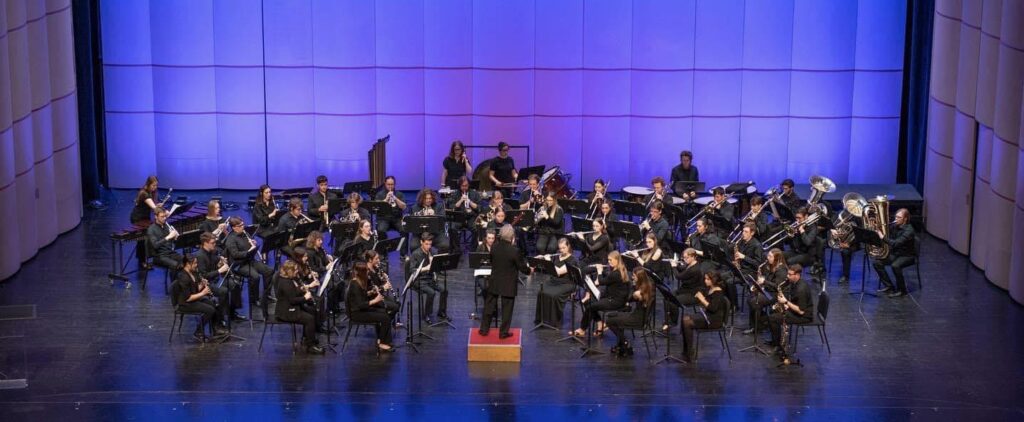 Photo of the University of Dayton Symphonic Wind Ensemble